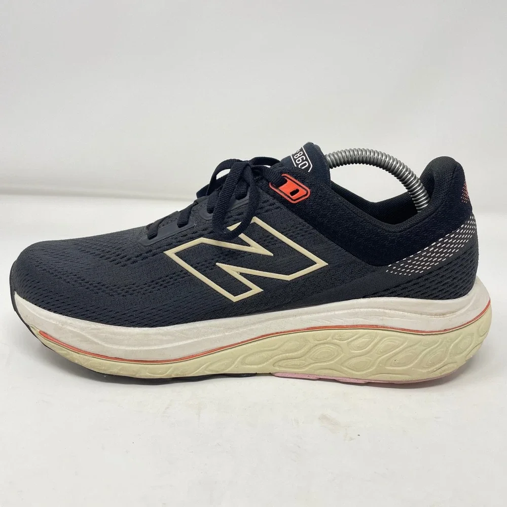 New Balance Fresh Foam X 860v14 Black Phantom Running Shoes W860N14 Women 9.5 2E